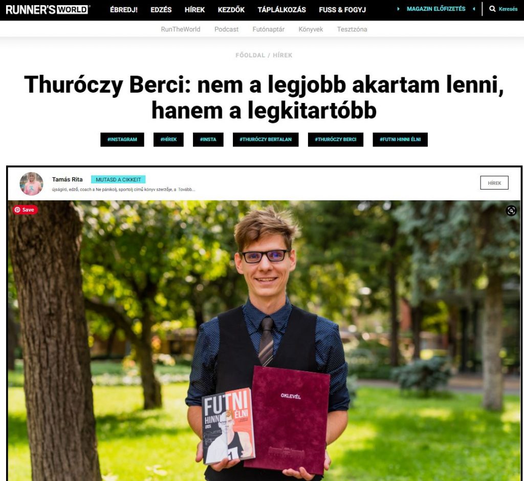 Runner's world interjú | 2022.02.21.