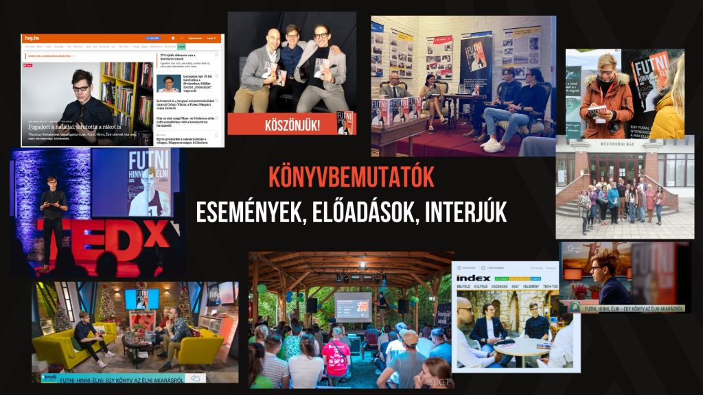 FUTNI, HINNI, ÉLNI A “KIADOM A KÖNYVEMET” KONFERENCIÁN
