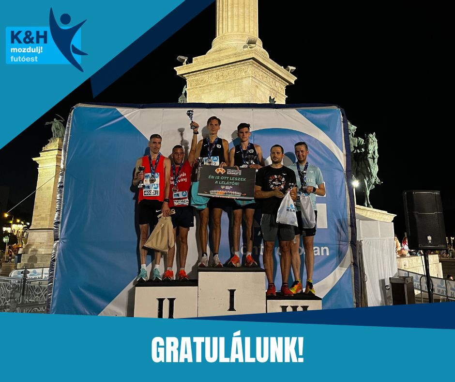 K&h esti félmaraton 2023, i. hely (váltó)